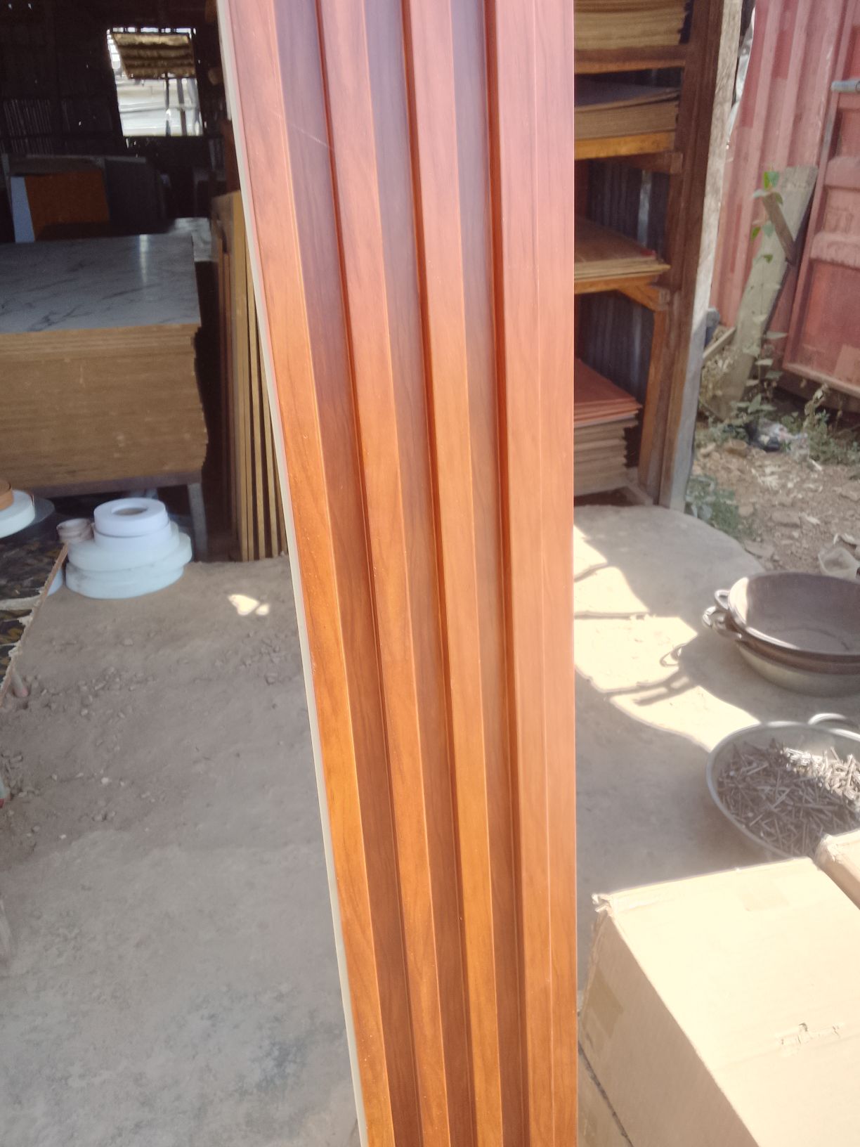 Fluted panel samples